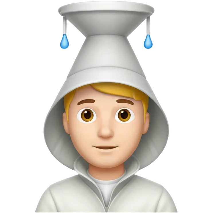 Man with funnel emoji