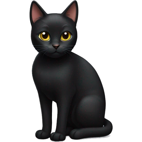 Black cat emoji