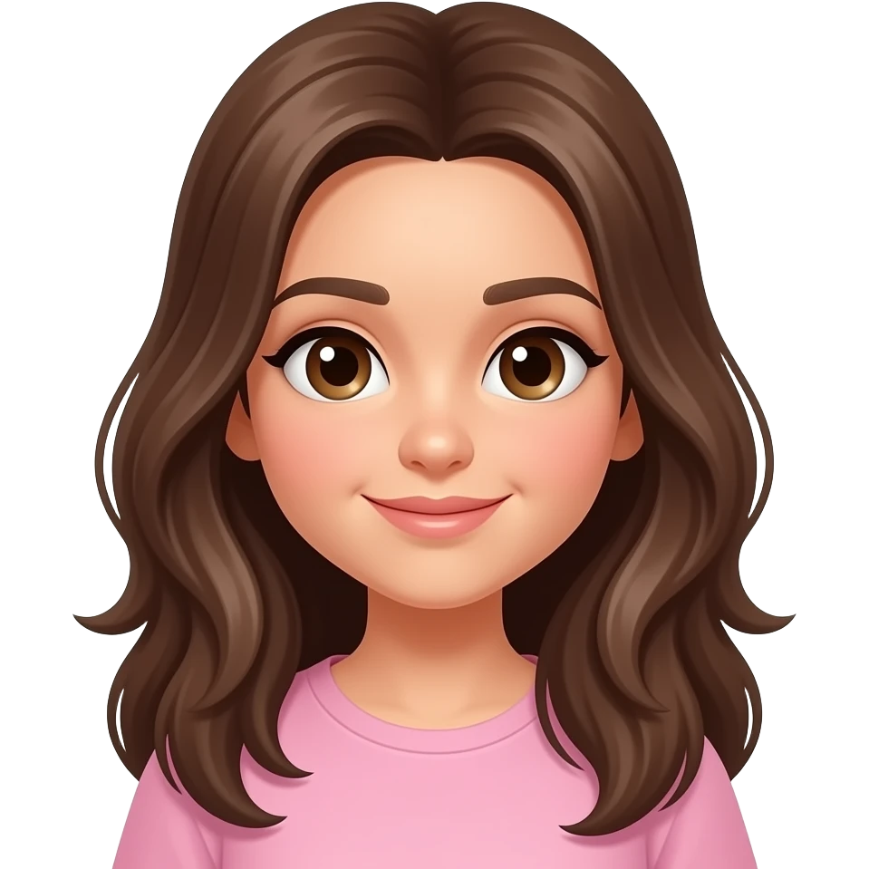 brown girly girl emoji