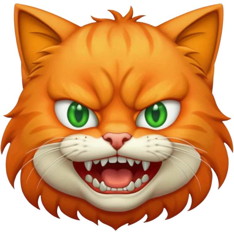 Angry cat emoji