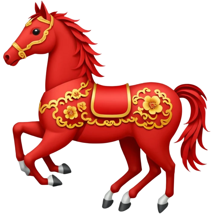 happy chinese new year horse year emoji