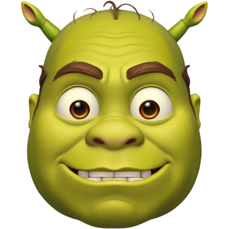 Shrek asombrado emoji