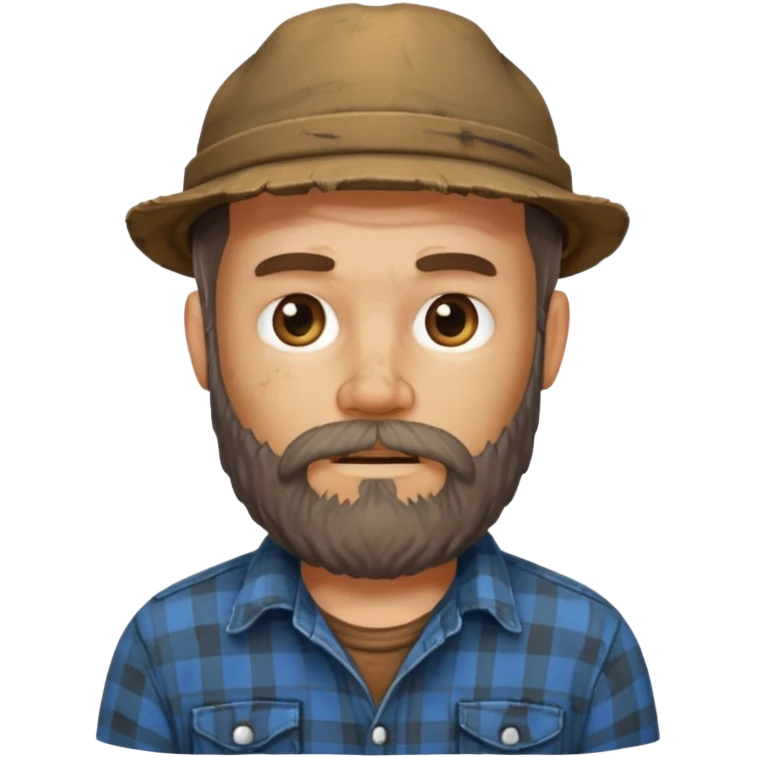 Bearded hillbilly man emoji