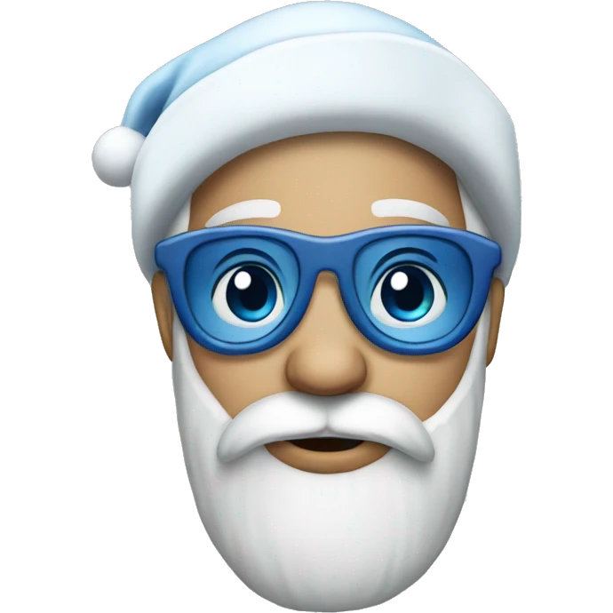 Blue Christmas emoji