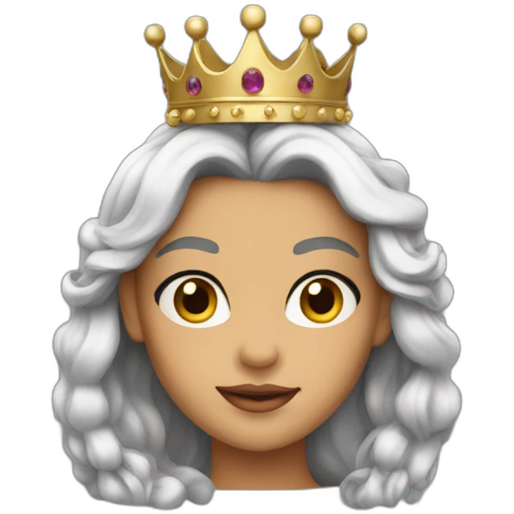Queen girl emoji