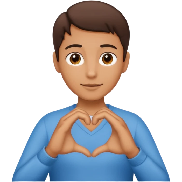 Corazón con las manos como éstas🖐️ emoji