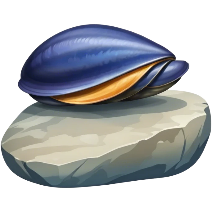 Blue mussel emoji