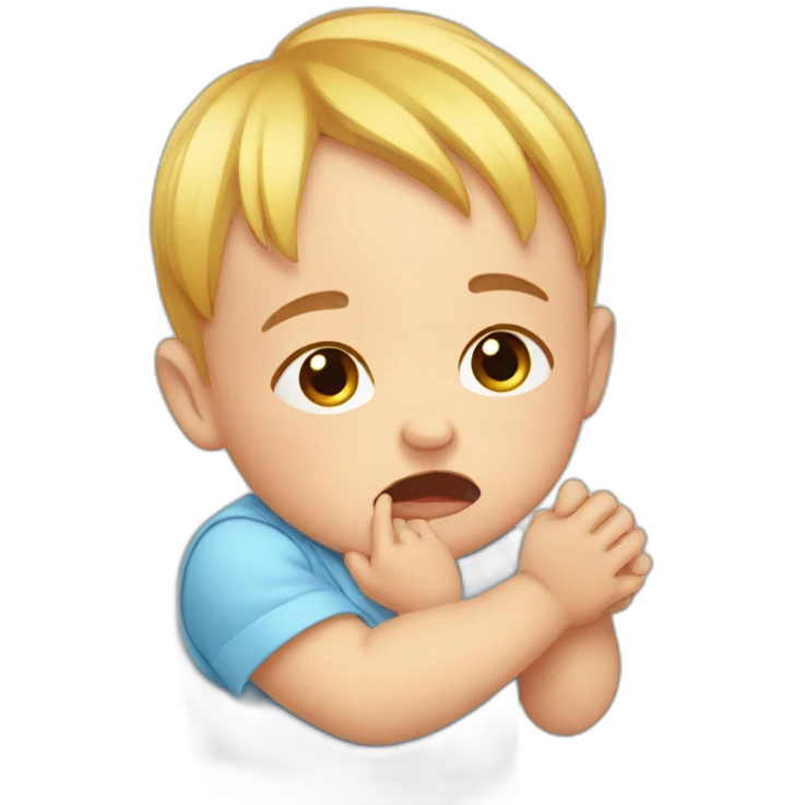 Baby cry emoji