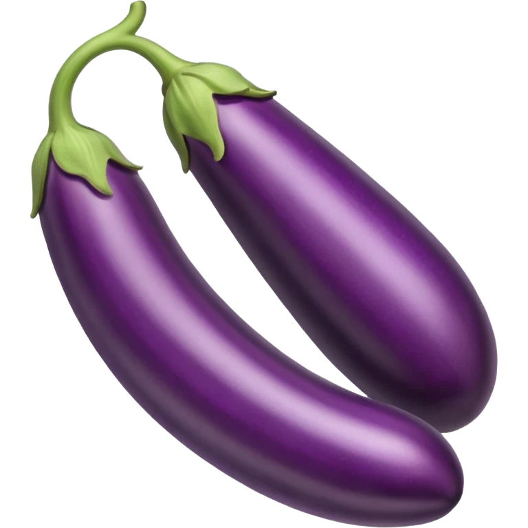 dildo shaped long eggplant emoji