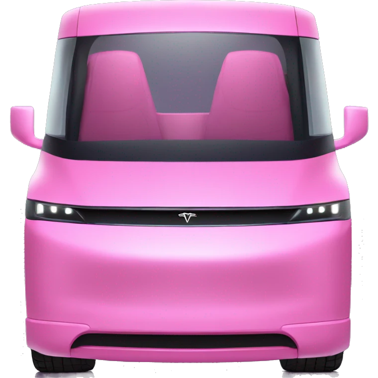 Pink Tesla cyber truck emoji