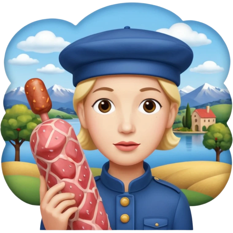  SPAM meat jeff koons style sculpture art french portrait landscape  emoji