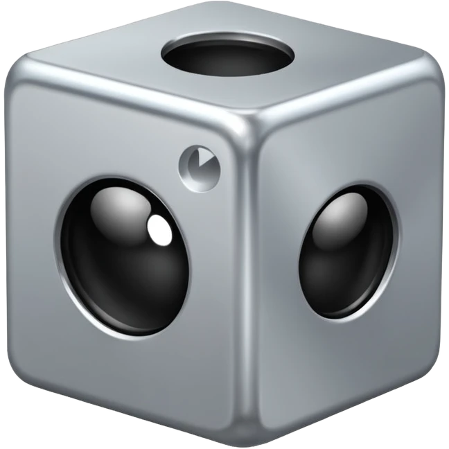 3d square tilted emoji