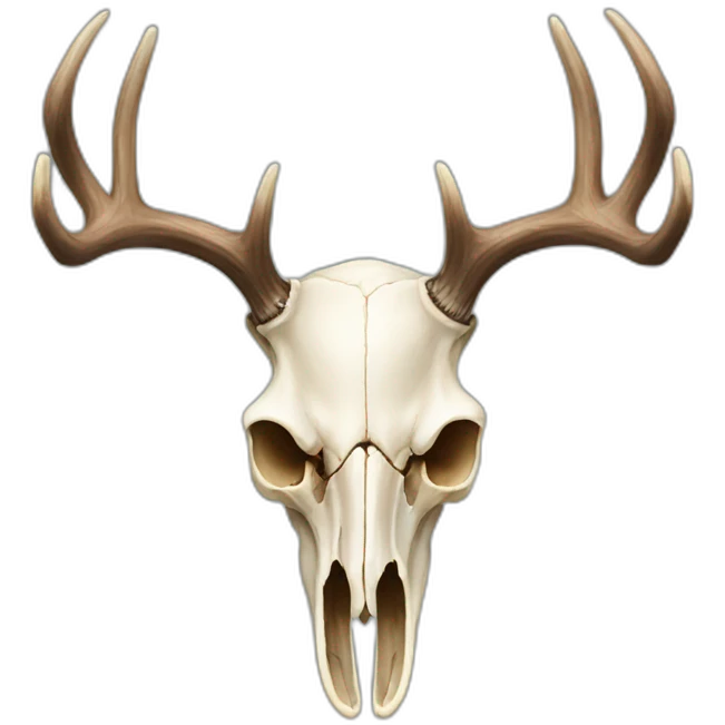 deer skull emoji
