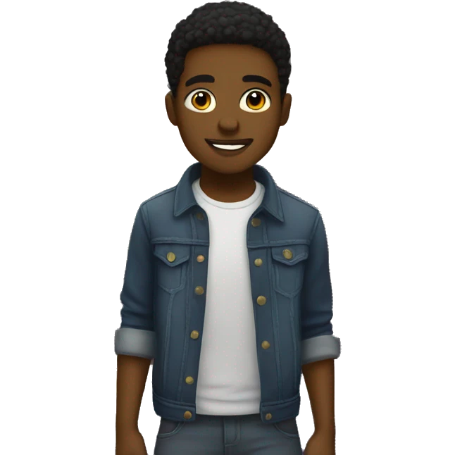 A young guy at a night party emoji