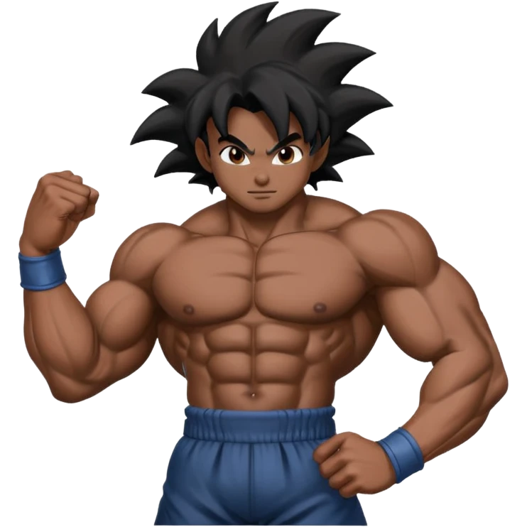 Black goku emoji