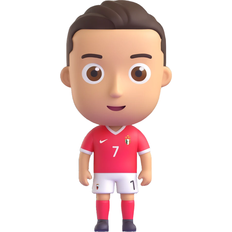 Cristiano Ronaldo, famous footballer, 3D emoji style emoji