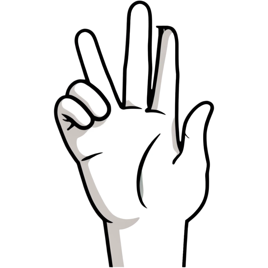 stop hand sticker emoji