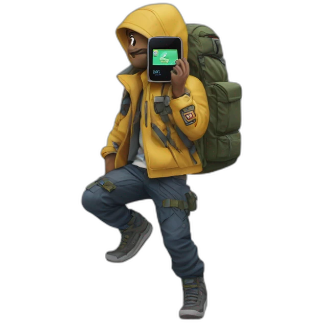 Homme sur une surron avec des tn et un g-shock emoji