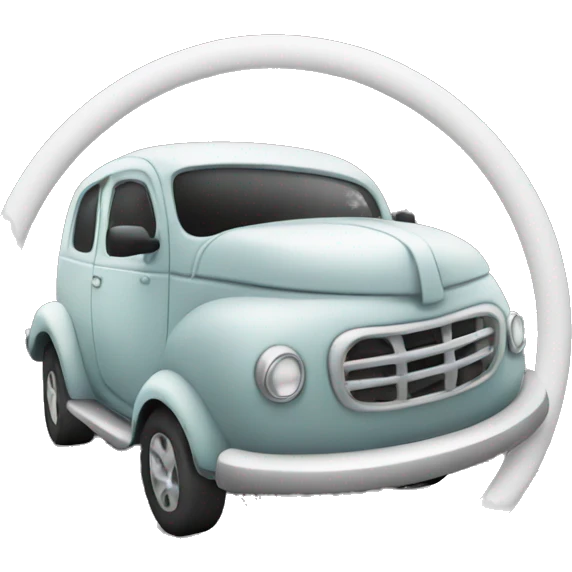 Vehicule in a circle emoji
