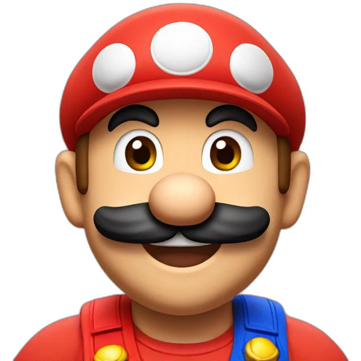 Super Mario with his red cap emoji
