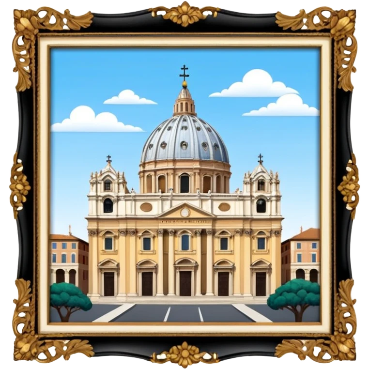 saint peter's church rome no frame emoji