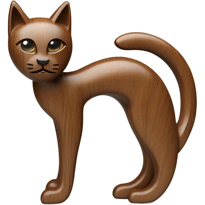 wooden cat emoji