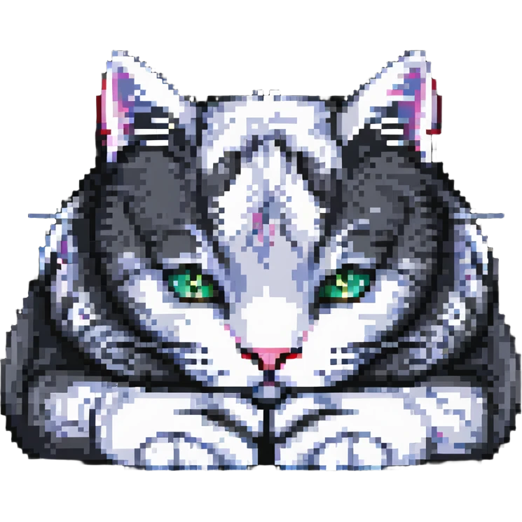 cat covering its face with its paws emoji