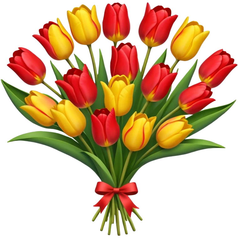 tulips emoji