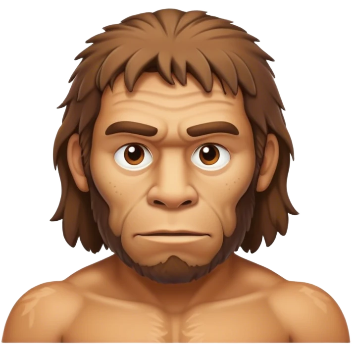 Regular guy, Neanderthal forehead emoji