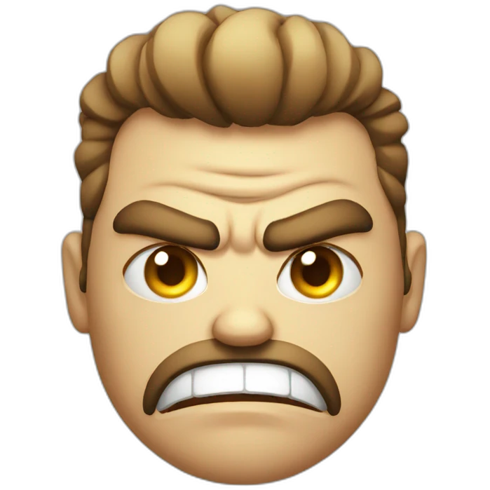angry face emoji