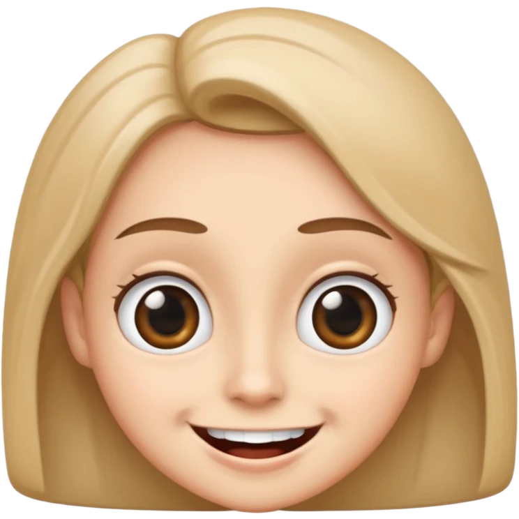 Big smile with big eyes emoji