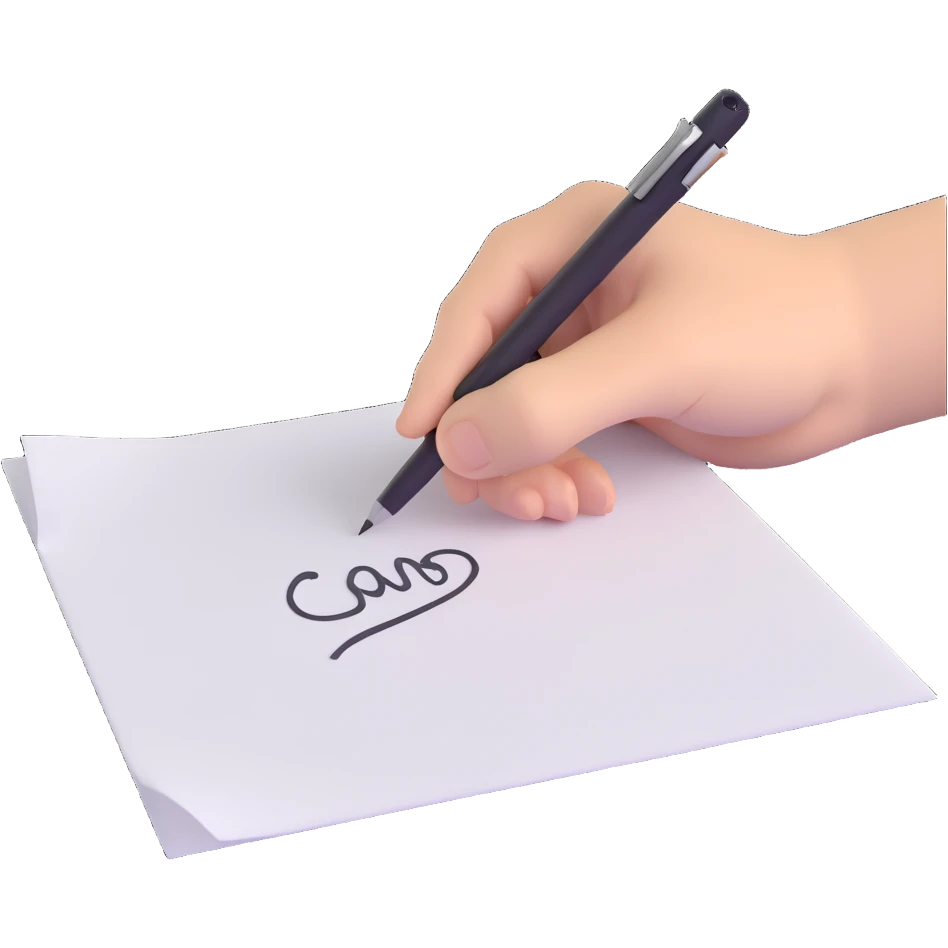 A hand furiously scribbling on a piece of paper with a pen or pencil. The paper is messy with random lines and doodles emoji