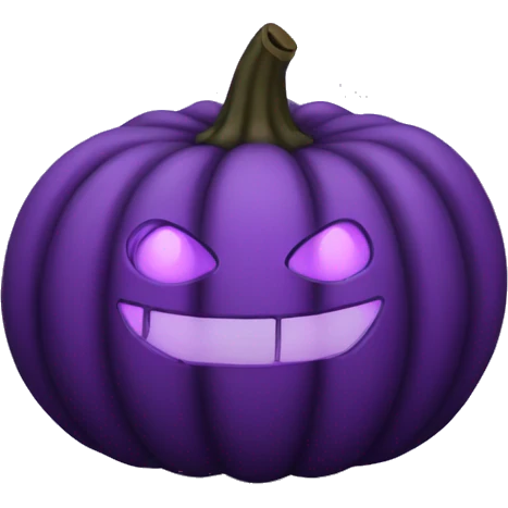 purple pumpkin emoji