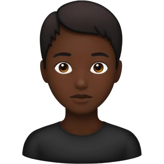 silueta negra persona emoji