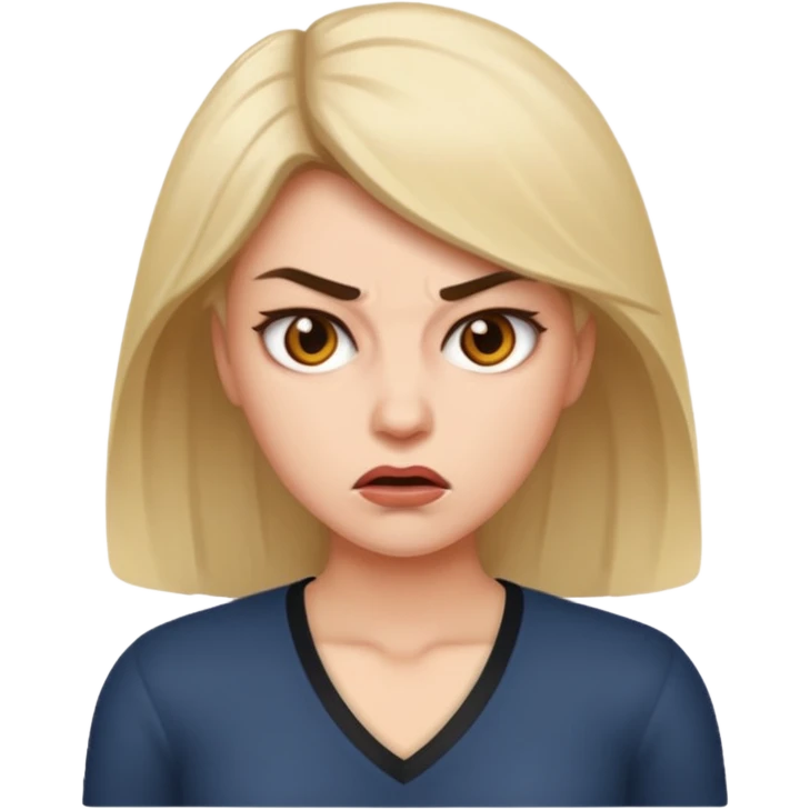 aggressive female boss emoji