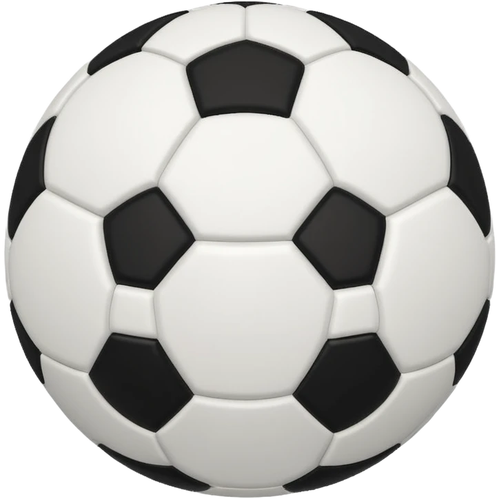Soccer ball head emoji