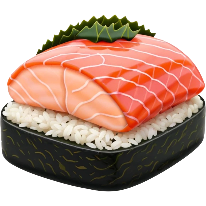 Pink sushi emoji