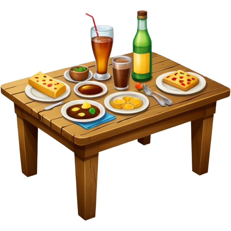 dirty table emoji