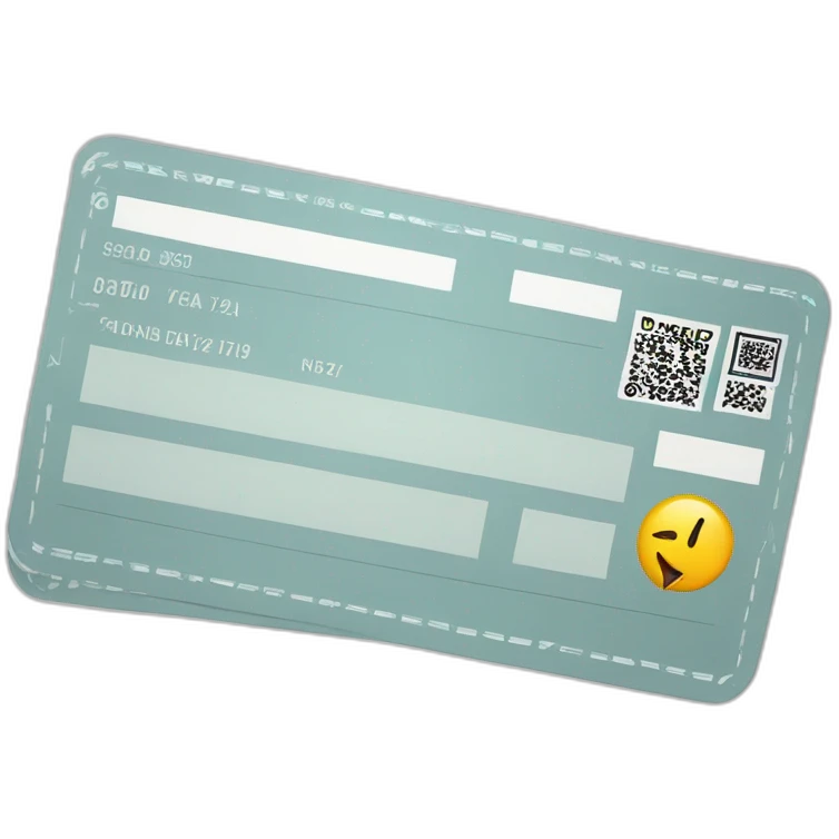 Flight Boarding pass emoji