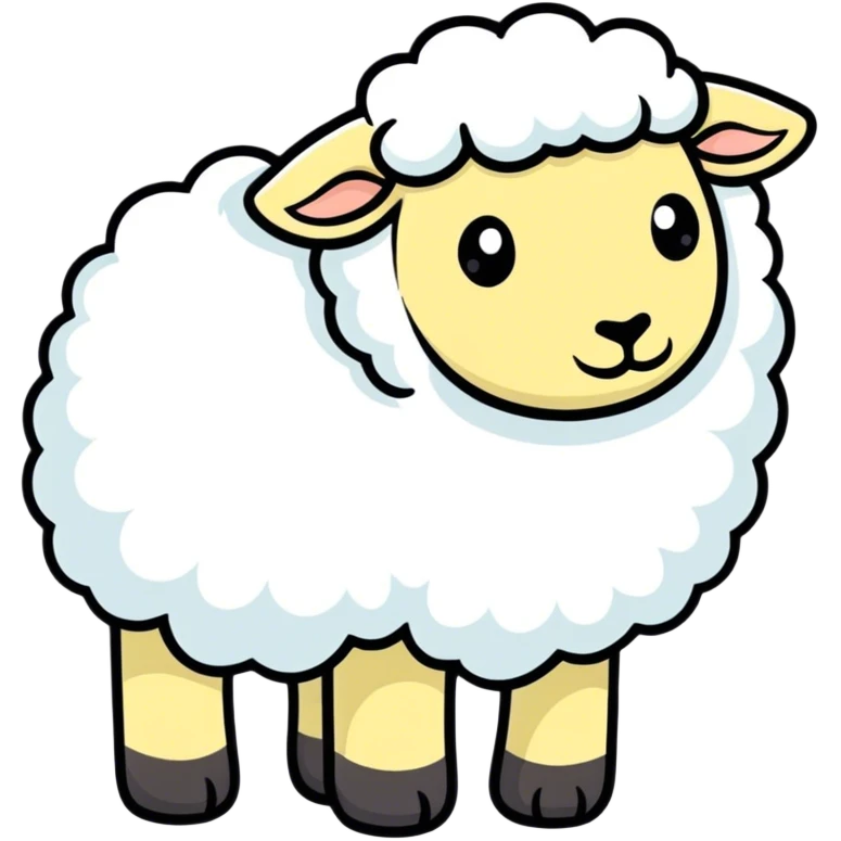 Ovelha branca emoji