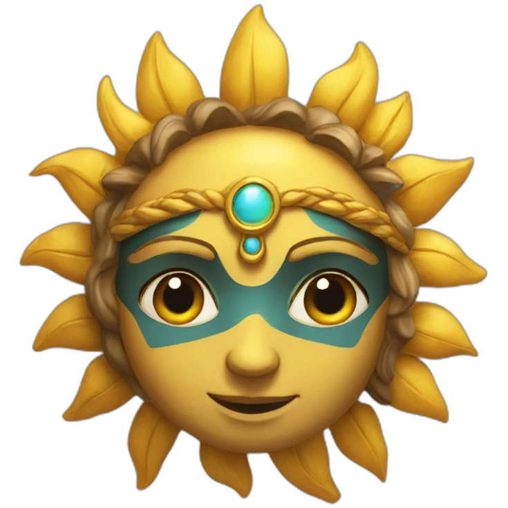 Sun god nika emoji
