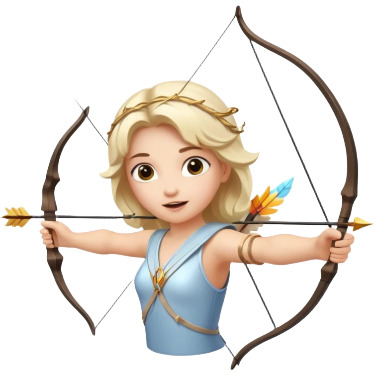 Romance - feeling of excitement associated with love - angel with arrow emoji