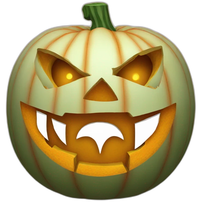 Pumpkin with a pp emoji