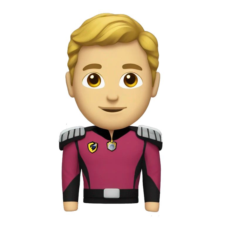 Captain Kirk original series uniform emoji