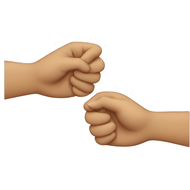 two people holding hands but just the hands emoji