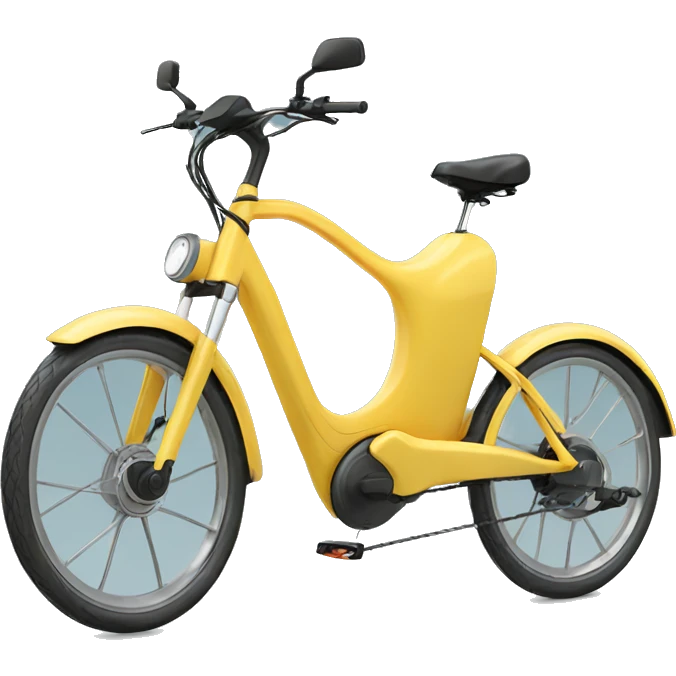 ebike with long tail that spaces 2 kids emoji
