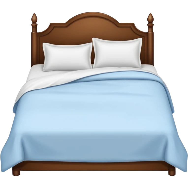 bedding with bed emoji