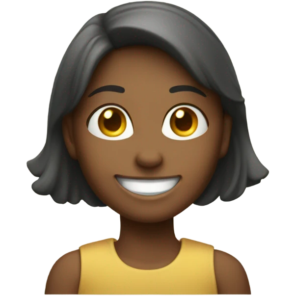 smiling girl in car interior emoji