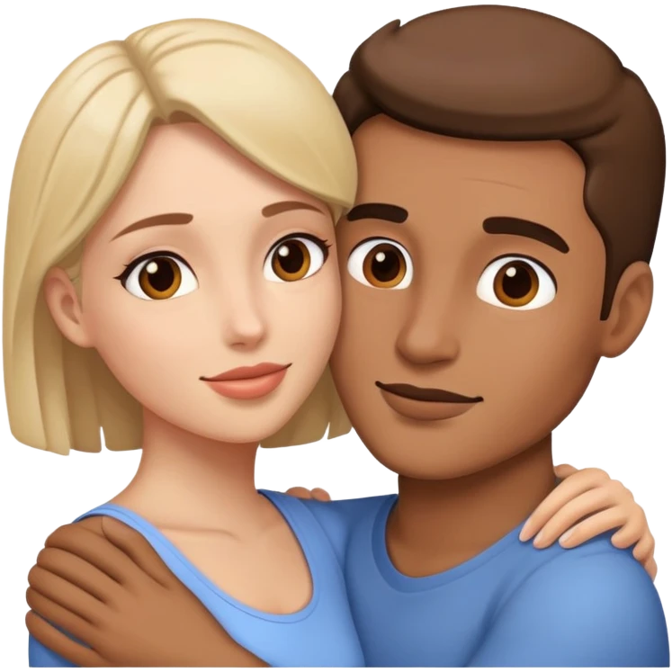 Female on male emoji