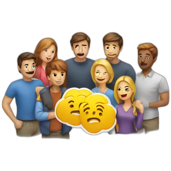 brainstorming group emoji